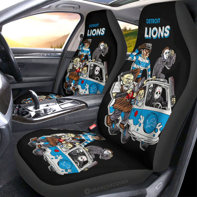 Detroit Lions Car Seat Covers Custom Car Accessories