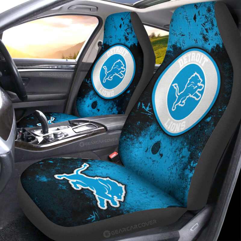 Detroit Lions Car Seat Covers Custom Car Accessories