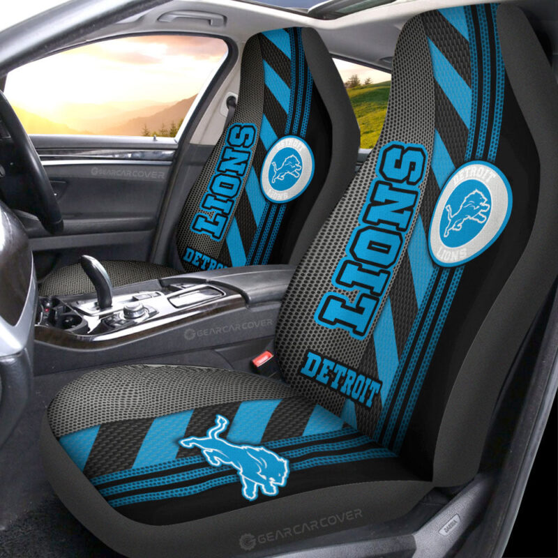 Detroit Lions Car Seat Covers Custom Car Accessories