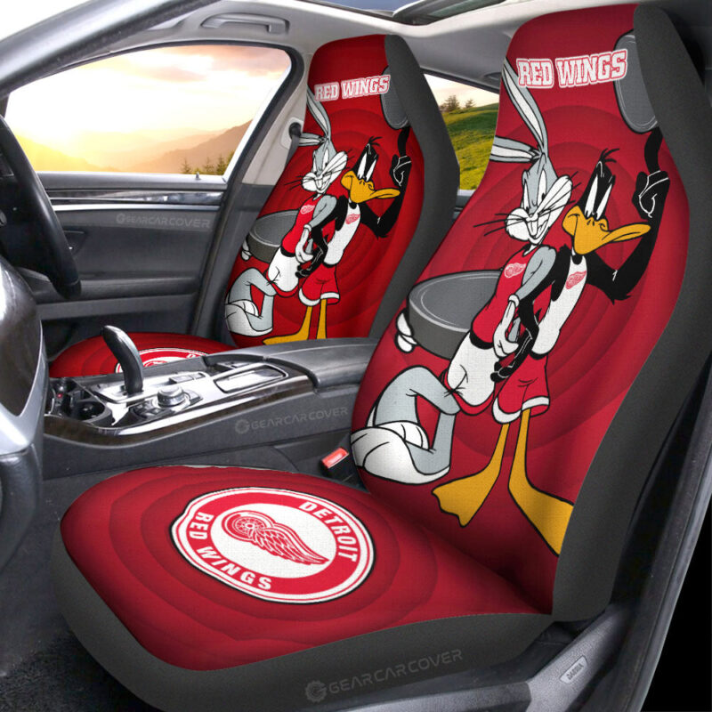 Detroit Red Wings Car Seat Covers Custom Car Accessories