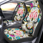 Detroit Red Wings Car Seat Covers Custom Sugar Skull Car Accessories
