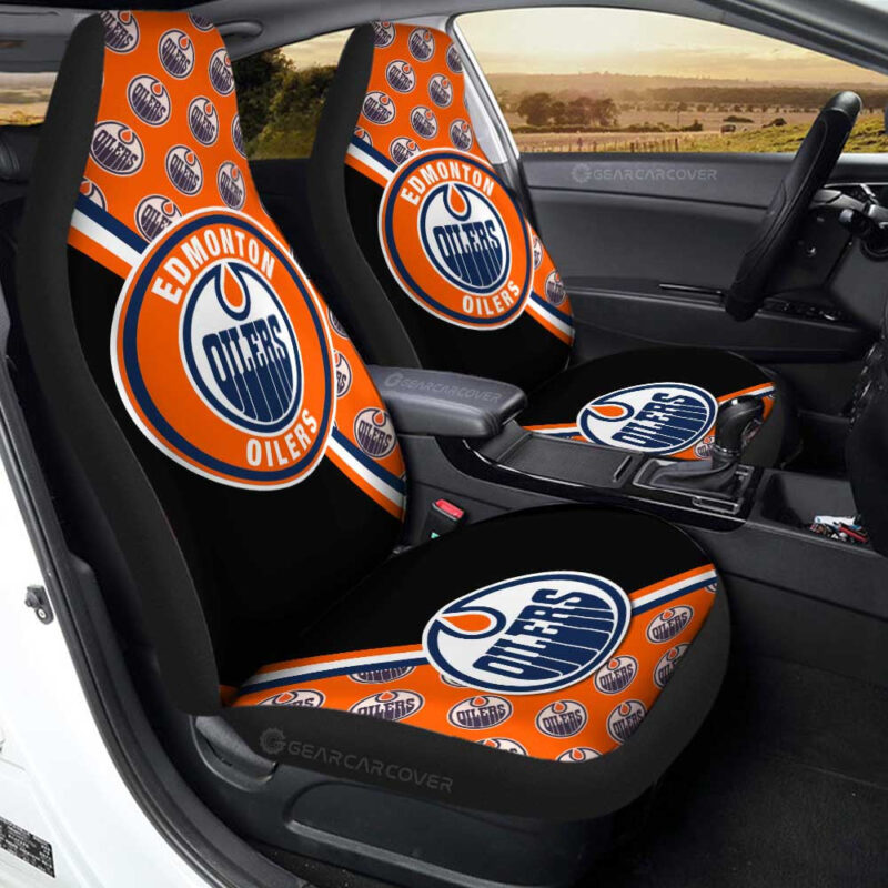 Edmonton Oilers Car Seat Covers Custom Car Accessories For Fans