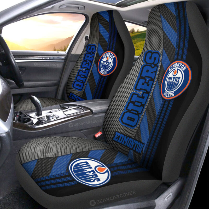 Edmonton Oilers Car Seat Covers Custom Car Accessories