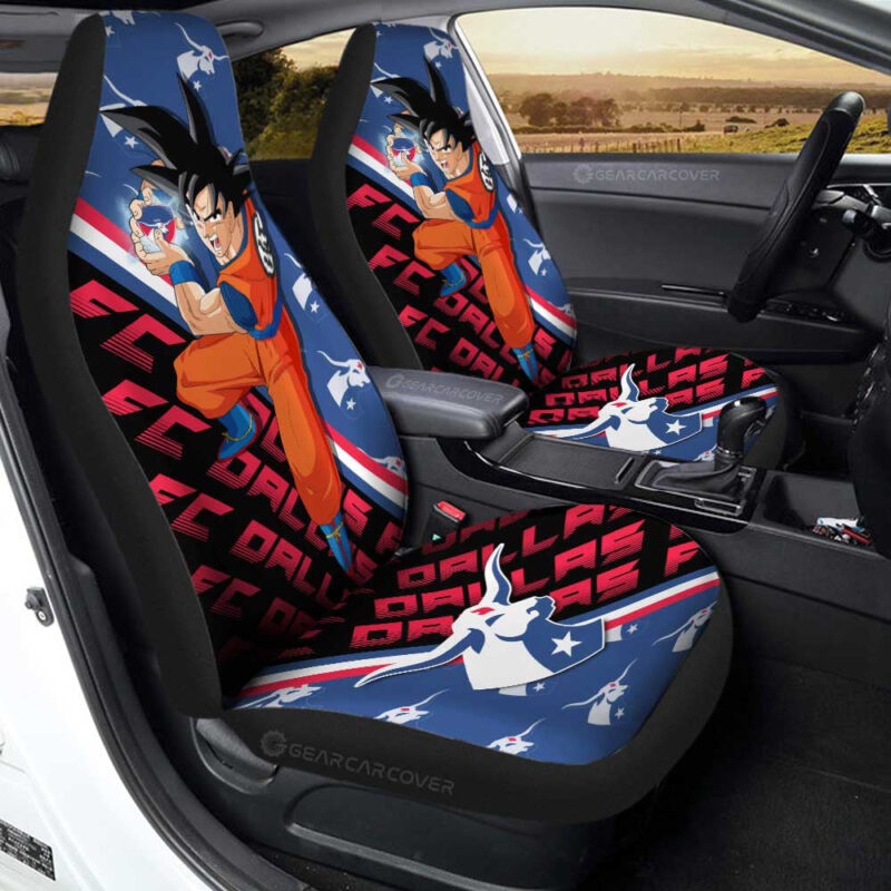 FC Dallas Car Seat Covers Goku Car Accessories For Fans