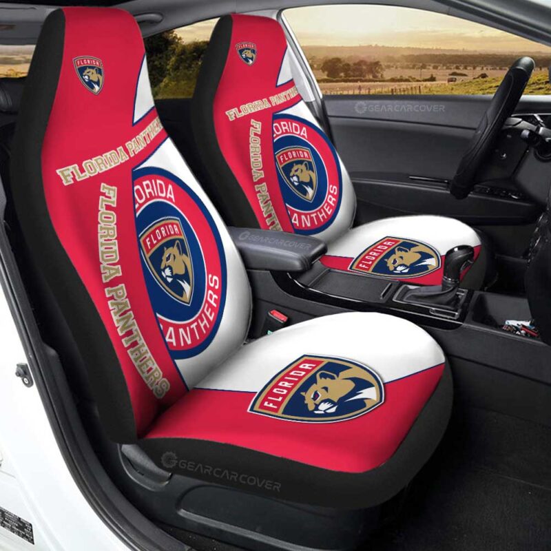 Florida Panthers Car Seat Covers Custom Car Accessories For Fans