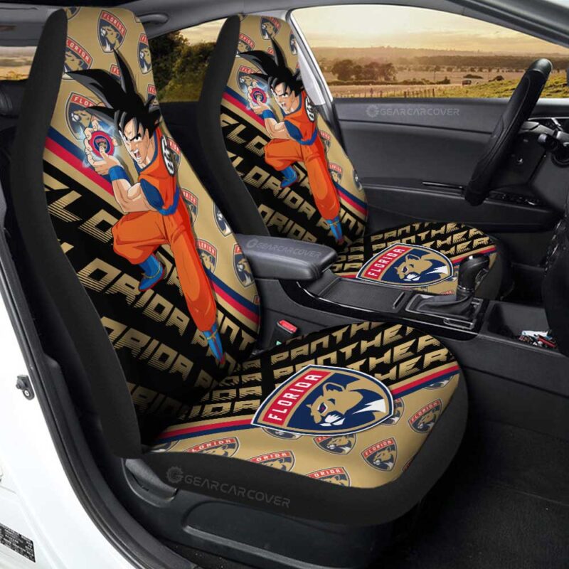 Florida Panthers Car Seat Covers Goku Car Decorations For Fans