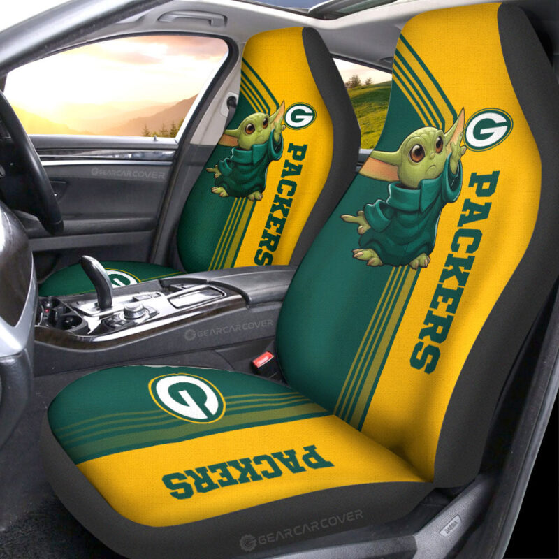 Green Bay Packers Car Seat Covers Baby Yoda Car Accessories