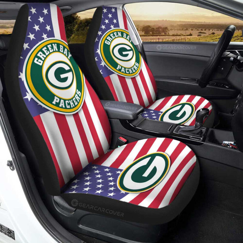 Green Bay Packers Car Seat Covers Custom Car Decor Accessories