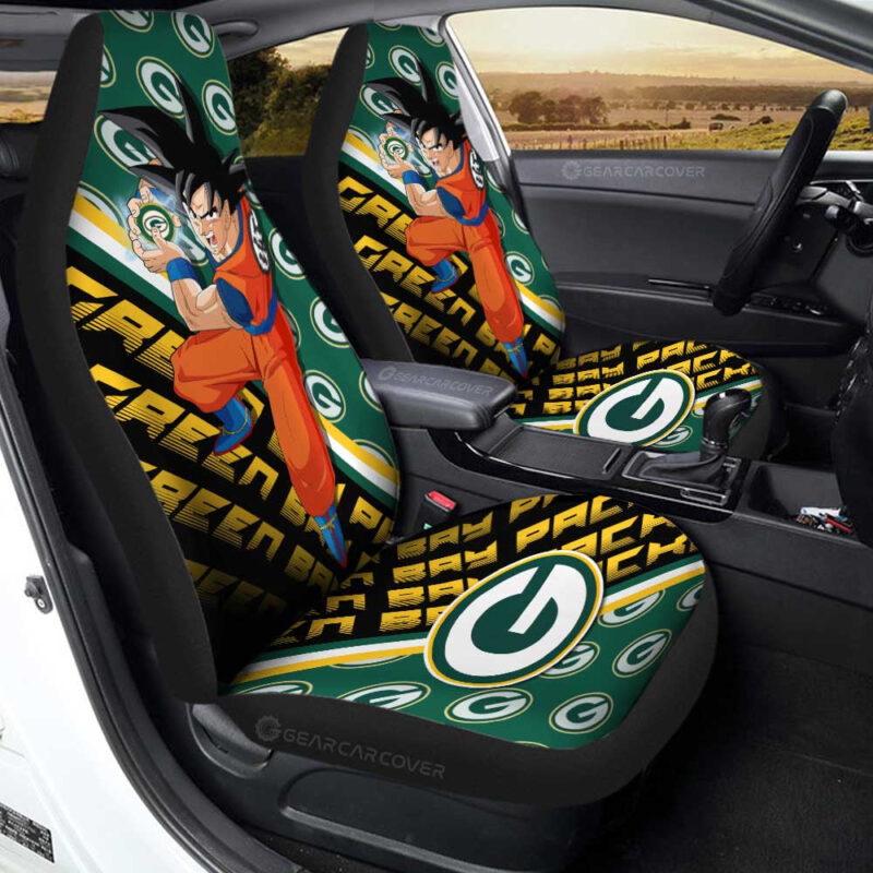 Green Bay Packers Car Seat Covers Goku Car Accessories For Fans