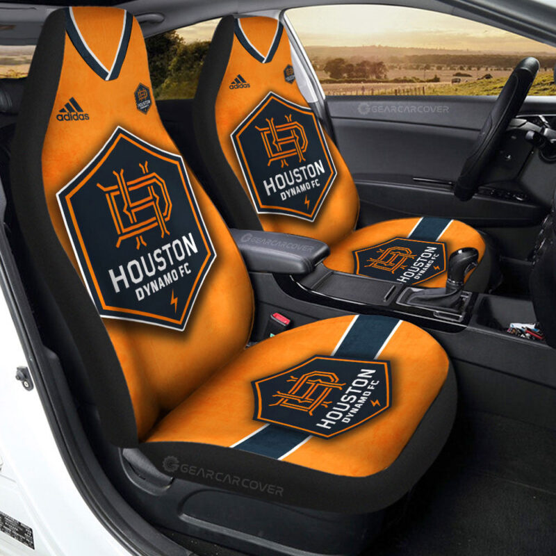 Houston Dynamo FC Car Seat Covers Custom Car Accessories For Fans