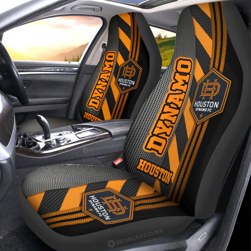 Houston Dynamo FC Car Seat Covers Custom Car Accessories