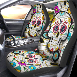 Houston Texans Car Seat Covers Custom Sugar Skull Car Accessories