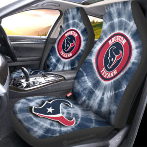 Houston Texans Car Seat Covers Custom Tie Dye Car Accessories