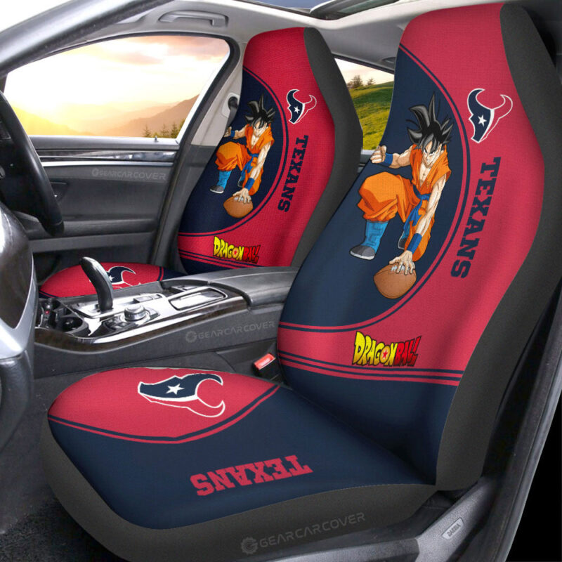 Houston Texans Car Seat Covers Goku Car Accessories For Fans