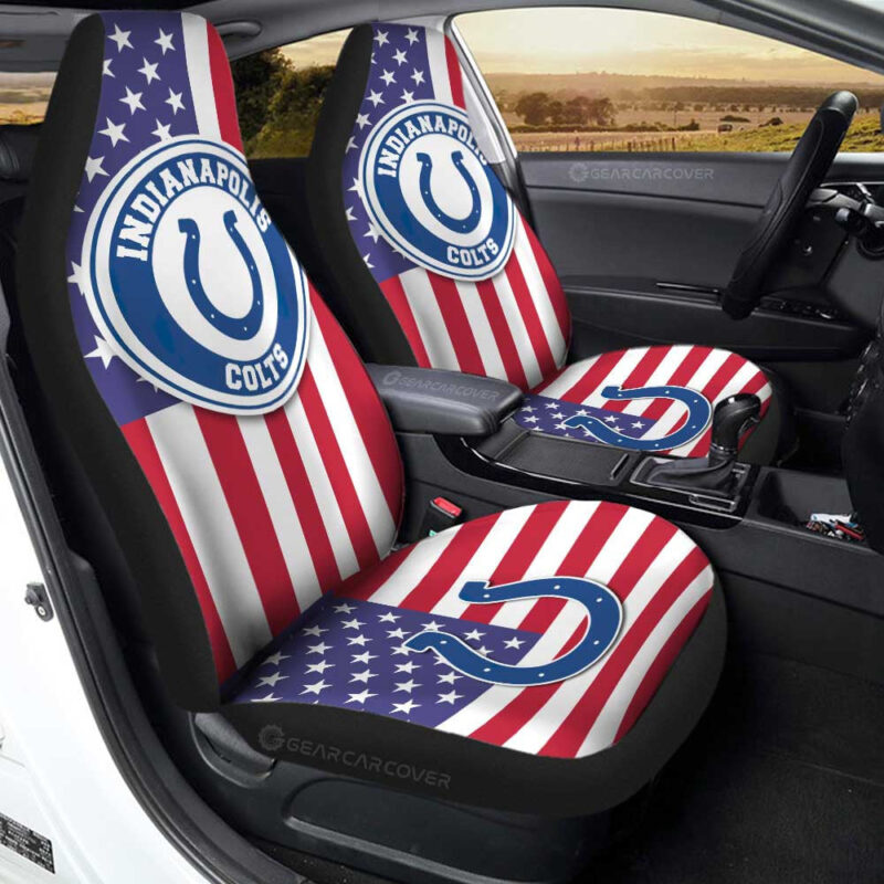 Indianapolis Colts Car Seat Covers Custom Car Decor Accessories