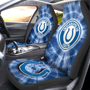 Indianapolis Colts Car Seat Covers Custom Tie Dye Car Accessories