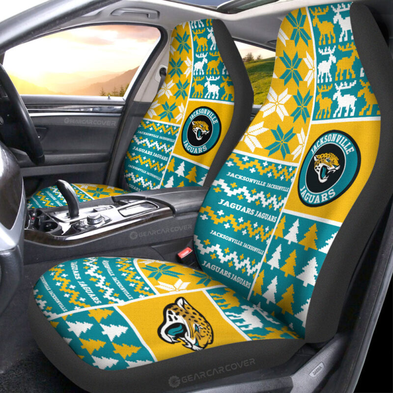 Jacksonville Jaguars Car Seat Covers Custom Ugly Style Car Accessories