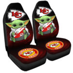 Kansas City Chiefs Car Seat Covers Baby Yoda Car Accessories For Fan