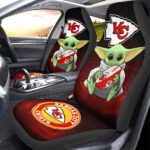 Kansas City Chiefs Car Seat Covers Baby Yoda Car Accessories For Fan