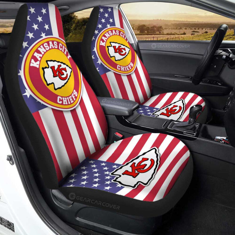 Kansas City Chiefs Car Seat Covers Custom Car Decor Accessories