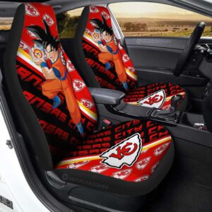 Kansas City Chiefs Car Seat Covers Goku Car Decorations For Fans