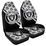 Las Vegas Raiders Car Seat Covers Custom Car Accessories For Fans
