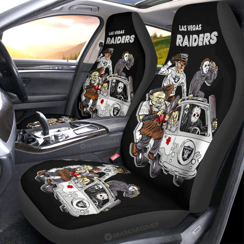 Las Vegas Raiders Car Seat Covers Custom Car Accessories