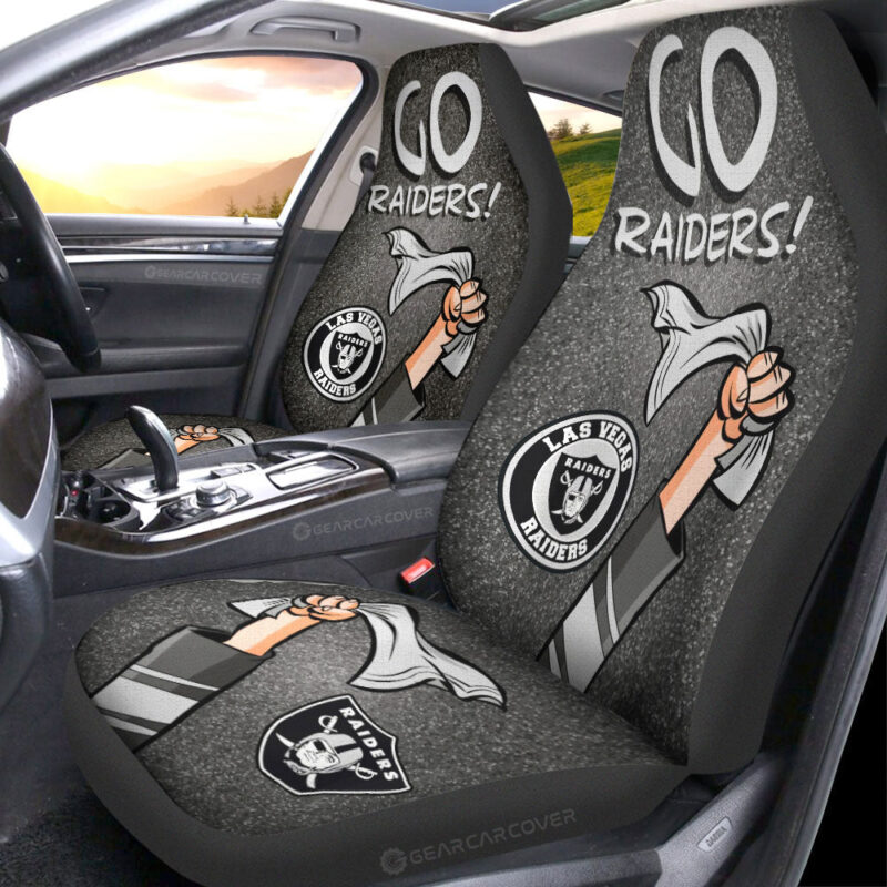 Las Vegas Raiders Car Seat Covers Custom Car Accessories