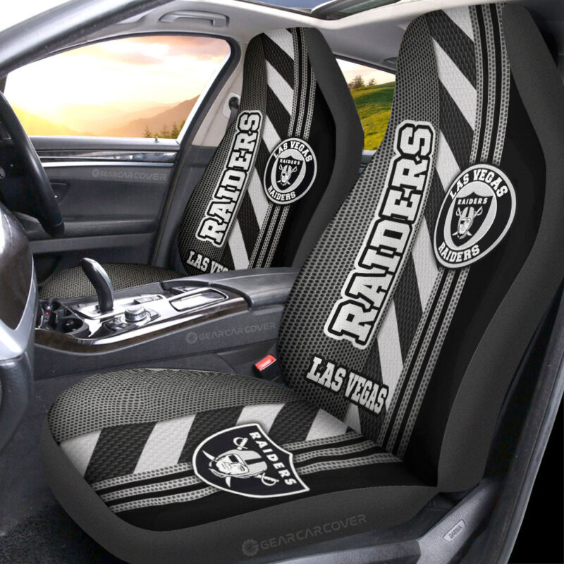 Las Vegas Raiders Car Seat Covers Custom Car Accessories