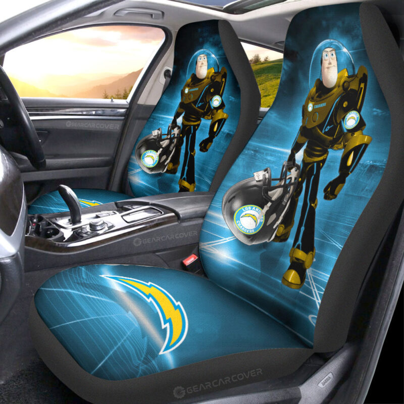 Los Angeles Chargers Car Seat Covers Buzz Lightyear Car Accessories For Fan