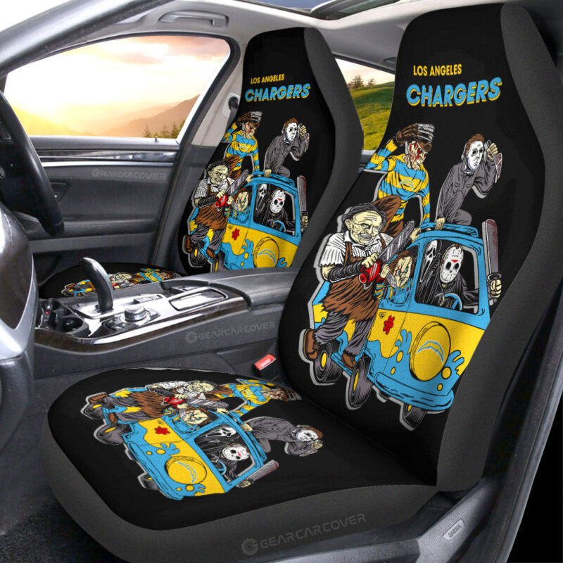 Los Angeles Chargers Car Seat Covers Custom Car Accessories