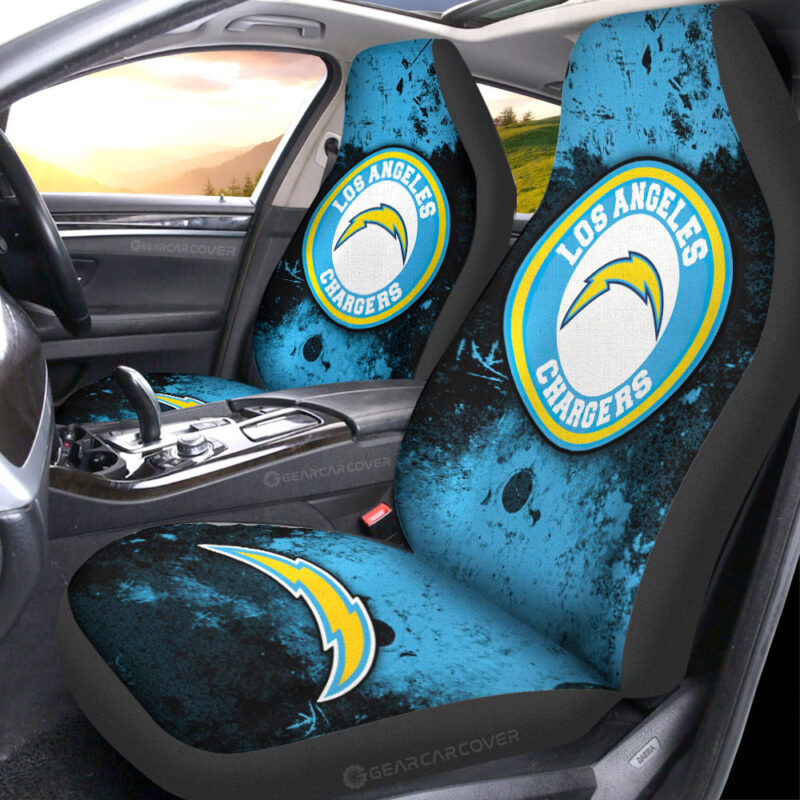 Los Angeles Chargers Car Seat Covers Custom Car Accessories