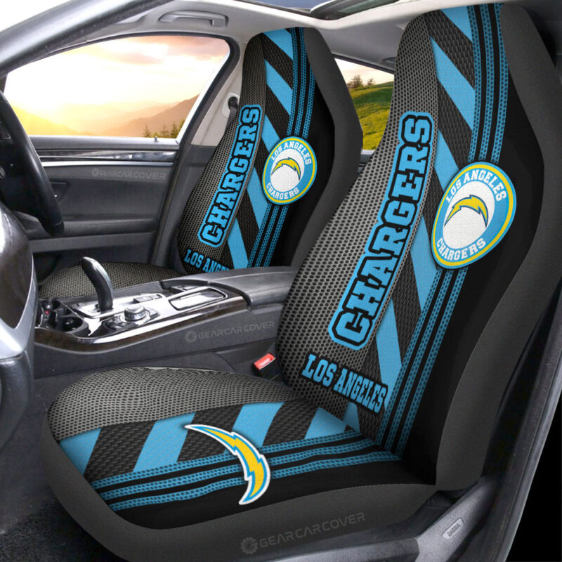 Los Angeles Chargers Car Seat Covers Custom Car Accessories