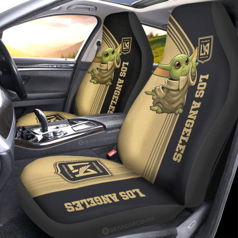 Los Angeles FC Car Seat Covers Baby Yoda Car Accessories