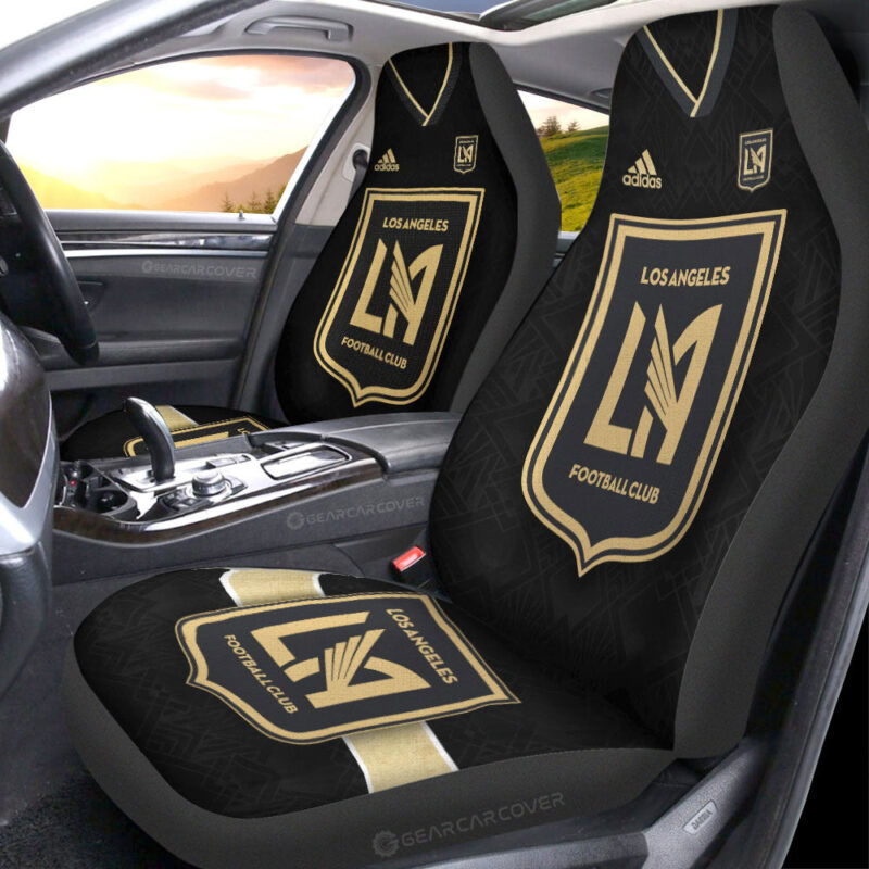 Los Angeles FC Car Seat Covers Custom Car Accessories For Fans