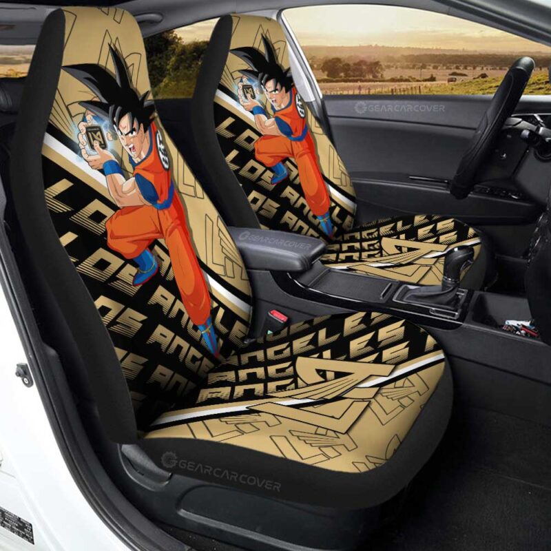 Los Angeles FC Car Seat Covers Goku Car Accessories For Fans