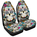 Los Angeles Kings Car Seat Covers Custom Sugar Skull Car Accessories