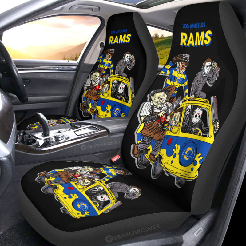 Los Angeles Rams Car Seat Covers Custom Car Accessories