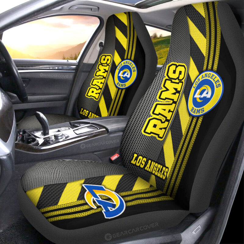 Los Angeles Rams Car Seat Covers Custom Car Accessories