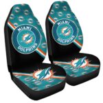 Miami Dolphins Car Seat Covers Custom Car Accessories For Fans