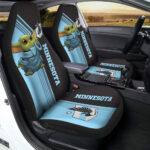 Minnesota United FC Car Seat Covers Baby Yoda Car Accessories
