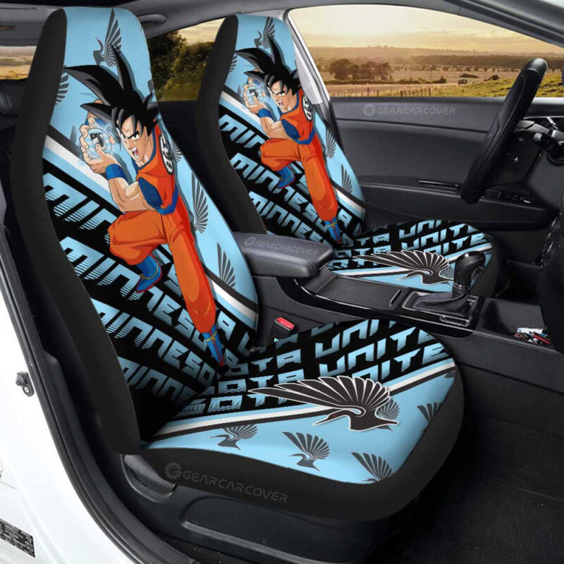 Minnesota United FC Car Seat Covers Goku Car Accessories For Fans