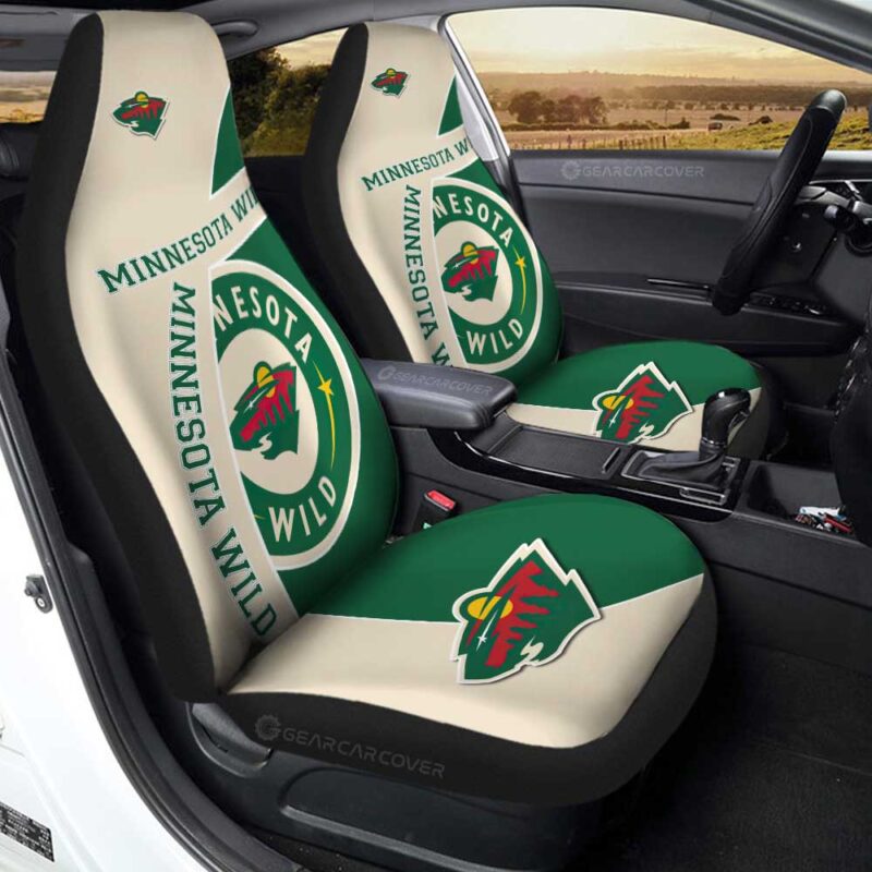 Minnesota Wild Car Seat Covers Custom Car Accessories For Fans