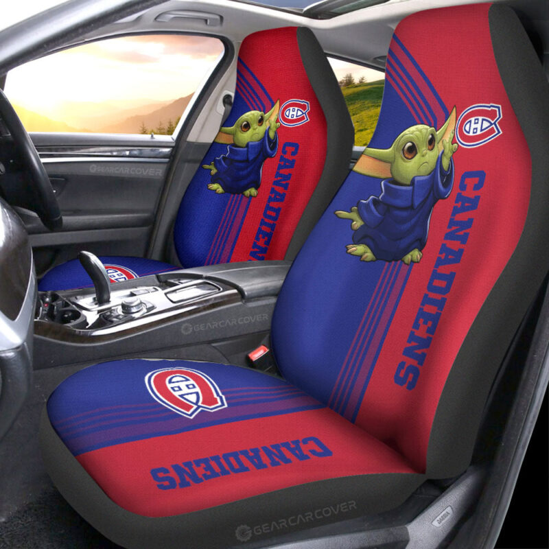 Montreal Canadiens Car Seat Covers Baby Yoda Car Accessories