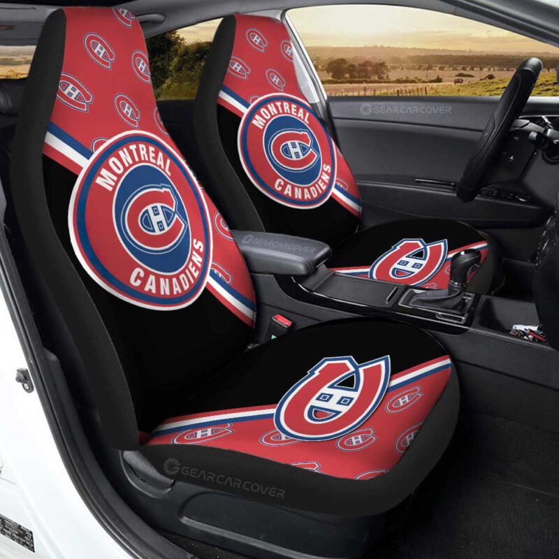 Montreal Canadiens Car Seat Covers Custom Car Accessories For Fans