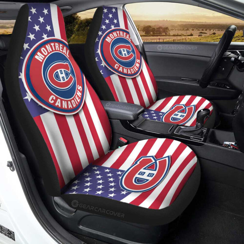 Montreal Canadiens Car Seat Covers Custom Car Decor Accessories