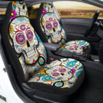Montreal Canadiens Car Seat Covers Custom Sugar Skull Car Accessories