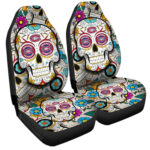 Montreal Canadiens Car Seat Covers Custom Sugar Skull Car Accessories