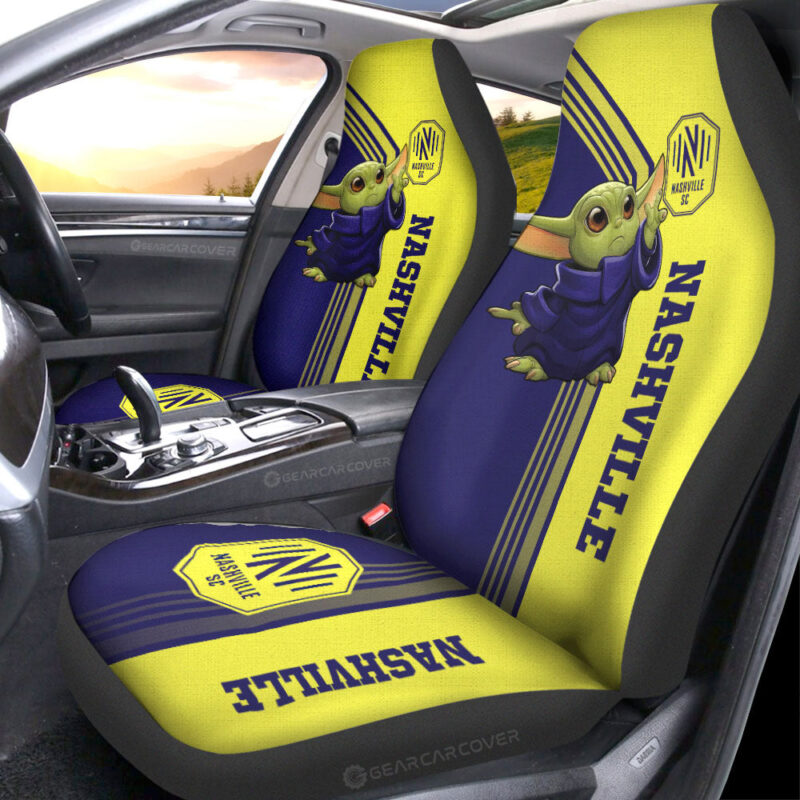 Nashville SC Car Seat Covers Baby Yoda Car Accessories