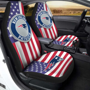 New England Patriots Car Seat Covers Custom Car Decor Accessories